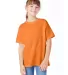 5480 Hanes® Heavyweight Youth T-shirt in Tennessee orange front view