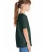 5480 Hanes® Heavyweight Youth T-shirt in Athletic dk gren side view