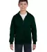 P480 Hanes® PrintPro®XP™ Comfortblend® Youth  in Deep forest front view