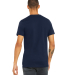 BELLA+CANVAS 3001 Soft Cotton T-shirt in Navy back view