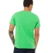 BELLA+CANVAS 3001 Soft Cotton T-shirt in Synthetic green back view