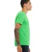 BELLA+CANVAS 3001 Soft Cotton T-shirt in Synthetic green side view