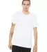 BELLA+CANVAS 3001 Soft Cotton T-shirt WHITE front view
