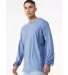 BELLA+CANVAS 3501 Long Sleeve T-Shirt in Blue triblend side view
