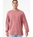 BELLA+CANVAS 3501 Long Sleeve T-Shirt in Mauve triblend front view
