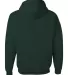 996M JERZEES® NuBlend™ Hooded Pullover Sweatshi FOREST GREEN back view