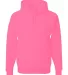 996M JERZEES® NuBlend™ Hooded Pullover Sweatshi NEON PINK front view