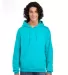 996M JERZEES® NuBlend™ Hooded Pullover Sweatshi CALIFORNIA BLUE front view