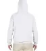 996M JERZEES® NuBlend™ Hooded Pullover Sweatshi WHITE back view