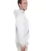 996M JERZEES® NuBlend™ Hooded Pullover Sweatshi WHITE side view