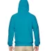 996M JERZEES® NuBlend™ Hooded Pullover Sweatshi CALIFORNIA BLUE back view