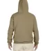 996M JERZEES® NuBlend™ Hooded Pullover Sweatshi KHAKI back view