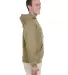 996M JERZEES® NuBlend™ Hooded Pullover Sweatshi KHAKI side view