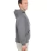 996M JERZEES® NuBlend™ Hooded Pullover Sweatshi ROCK side view