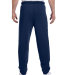 JERZEES 973 NuBlend Sweatpant 973M in J navy back view