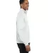 JERZEES 995 Adult New Blend Zip Cadet Collar Sweat WHITE side view