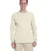 2400 Gildan Ultra Cotton Long Sleeve T Shirt  in Natural front view