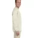 2400 Gildan Ultra Cotton Long Sleeve T Shirt  in Natural side view