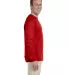 2400 Gildan Ultra Cotton Long Sleeve T Shirt  in Red side view