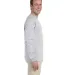 2400 Gildan Ultra Cotton Long Sleeve T Shirt  in Ash grey side view