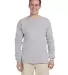 2400 Gildan Ultra Cotton Long Sleeve T Shirt  in Sport grey front view