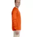 2400 Gildan Ultra Cotton Long Sleeve T Shirt  in Orange side view