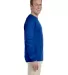 2400 Gildan Ultra Cotton Long Sleeve T Shirt  in Royal side view