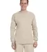 2400 Gildan Ultra Cotton Long Sleeve T Shirt  in Sand front view