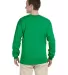 2400 Gildan Ultra Cotton Long Sleeve T Shirt  in Irish green back view