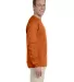 2400 Gildan Ultra Cotton Long Sleeve T Shirt  in T orange side view