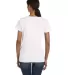 Fruit of the Loom Ladies Heavy Cotton HD153 100 Co WHITE back view