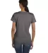 Fruit of the Loom Ladies Heavy Cotton HD153 100 Co CHARCOAL GREY back view