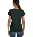 Fruit of the Loom Ladies Heavy Cotton HD153 100 Co FOREST GREEN back view
