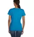 Fruit of the Loom Ladies Heavy Cotton HD153 100 Co PACIFIC BLUE back view