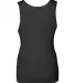 BELLA 1080 Womens Ribbed Tank Top in Black back view