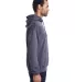 18500 Gildan Heavyweight Blend Hooded Sweatshirt in Ht sprt drk navy side view