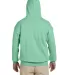 18500 Gildan Heavyweight Blend Hooded Sweatshirt in Mint green back view