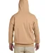 18500 Gildan Heavyweight Blend Hooded Sweatshirt in Old gold back view