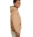 18500 Gildan Heavyweight Blend Hooded Sweatshirt in Old gold side view