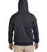 18500 Gildan Heavyweight Blend Hooded Sweatshirt in Charcoal back view