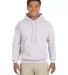 18500 Gildan Heavyweight Blend Hooded Sweatshirt in Ash front view