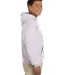 18500 Gildan Heavyweight Blend Hooded Sweatshirt in Ash side view