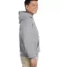 18500 Gildan Heavyweight Blend Hooded Sweatshirt in Graphite heather side view