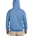 18500 Gildan Heavyweight Blend Hooded Sweatshirt in Carolina blue back view