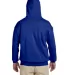 18500 Gildan Heavyweight Blend Hooded Sweatshirt in Royal back view