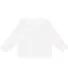 Rabbit Skins® 3311 Toddler Long Sleeve T-shirt in White front view