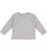 Rabbit Skins® 3311 Toddler Long Sleeve T-shirt in Heather front view
