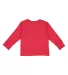Rabbit Skins® 3311 Toddler Long Sleeve T-shirt in Red back view