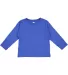 Rabbit Skins® 3311 Toddler Long Sleeve T-shirt in Royal front view