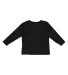 Rabbit Skins® 3311 Toddler Long Sleeve T-shirt in Black back view